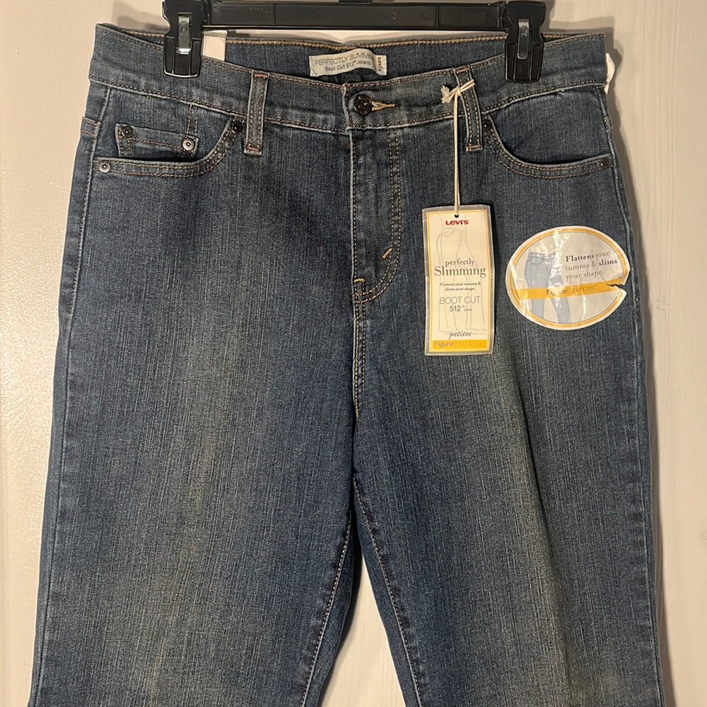 Levi’s Boot Cut 512 Jeans Perfectly Slimming Irregular Women’s 14M NWT - Picture 1 of 11